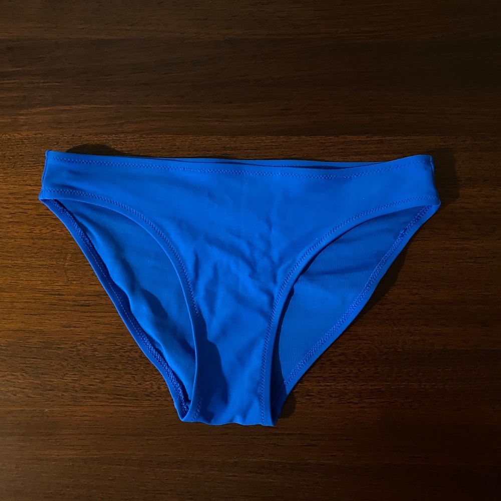 Aerie/ American Eagle Simple Bright Blue Bikini Bottom, Size XS